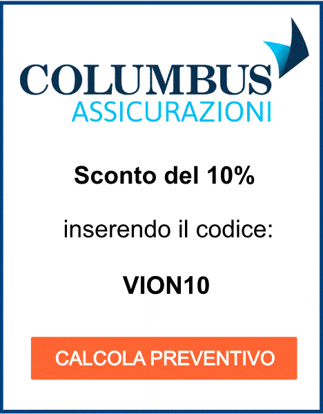 codice sconto Columbus Assicurazioni