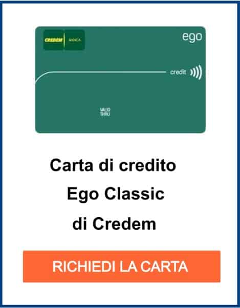 Carta di credito gratuita Ego Classic